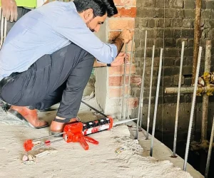 anchoring Rebars system